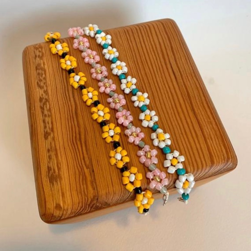 3/$15 daisy chain bracelets